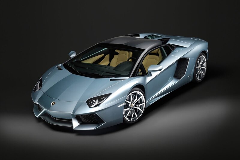 Light-blue Sports Car — Silver, Dramatic