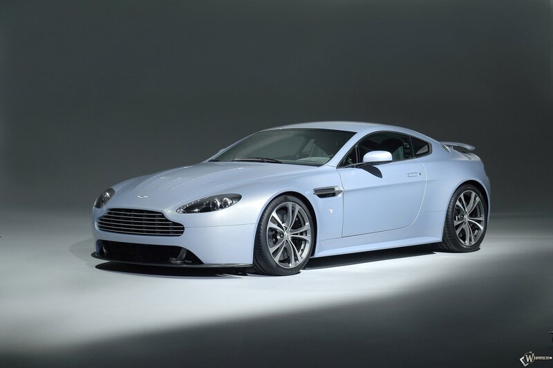 Light Blue Sports Car — Silver