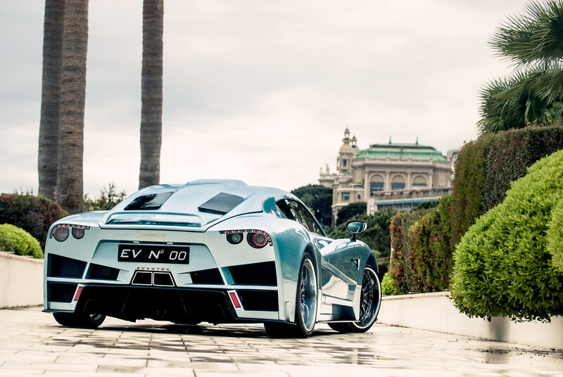 Light-blue Sports Car — White, Serene