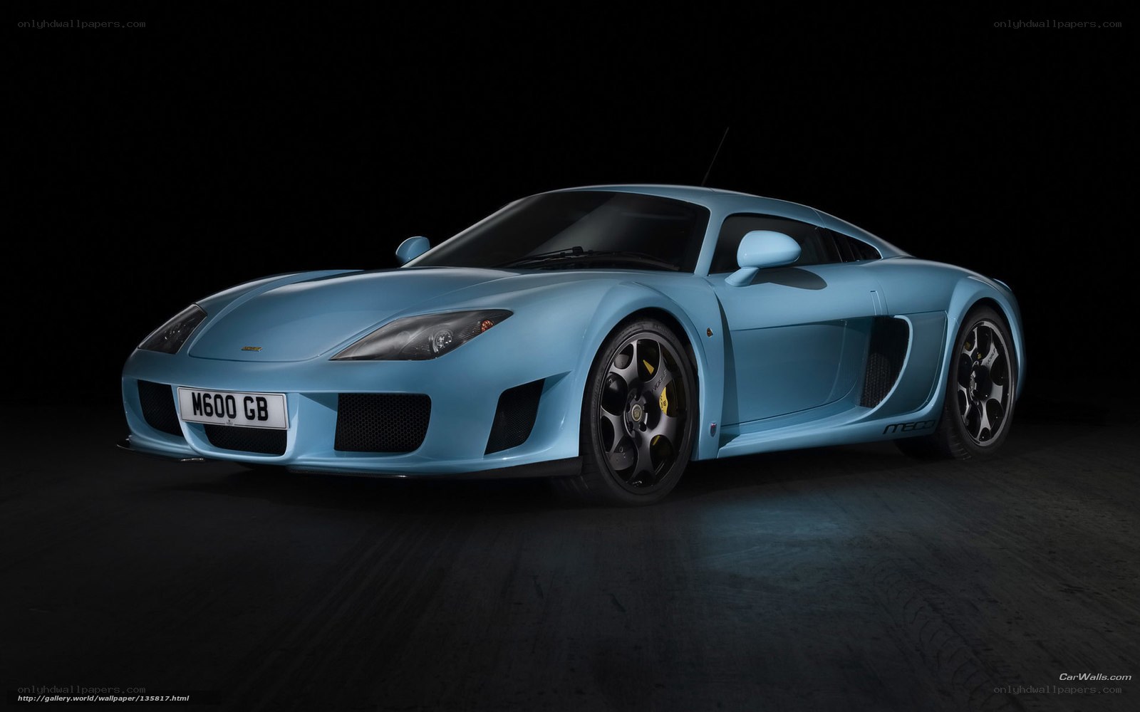 light blue sports car