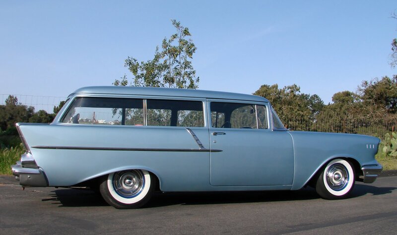 Light-blue Station Wagon — Blue