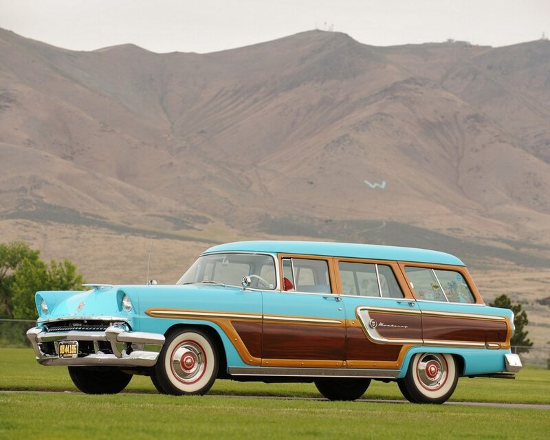 Light Blue Station Wagon — Serene, Afternoon