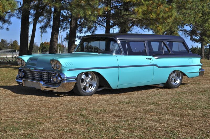 Light-blue Station Wagon
