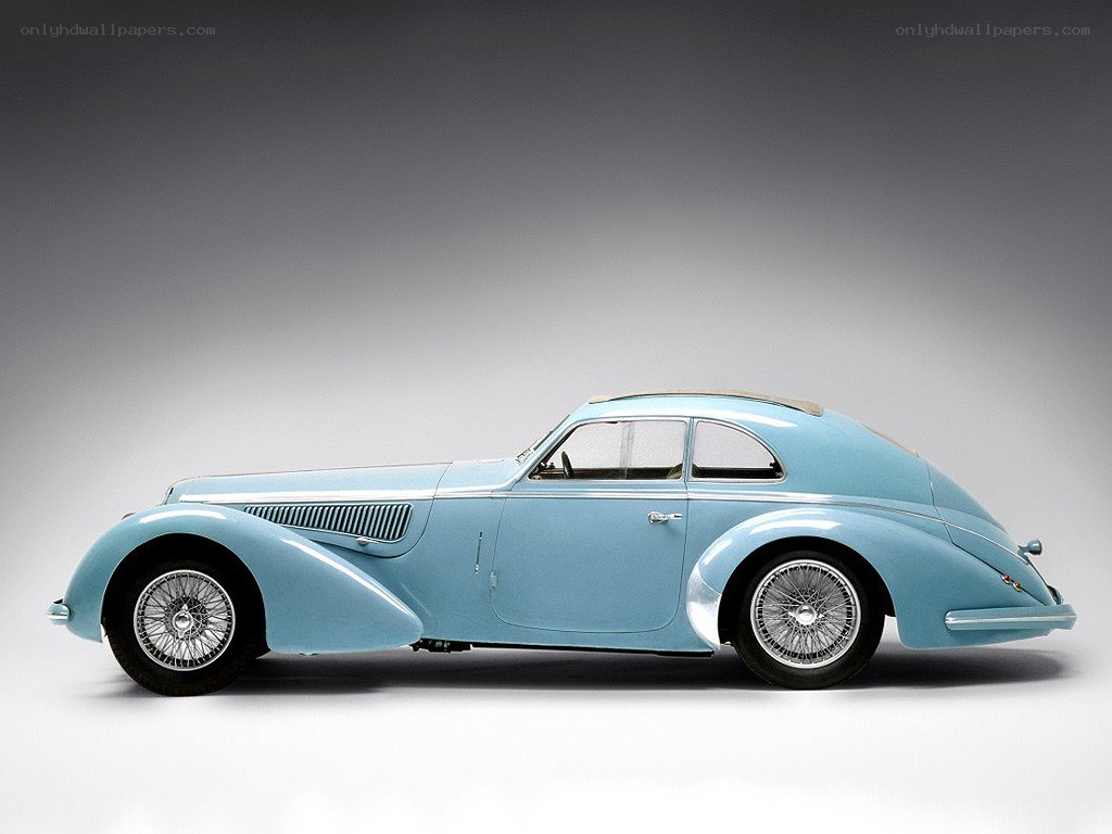 Light blue vintage car