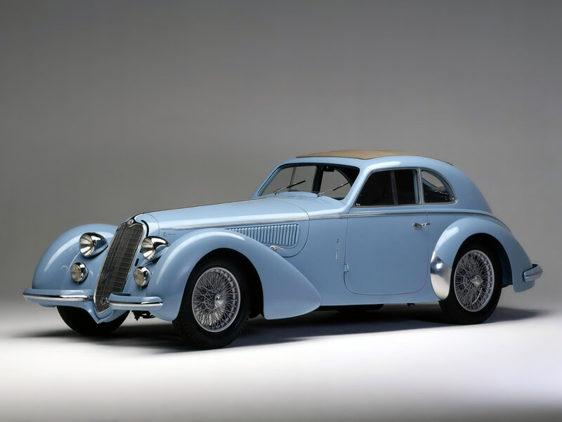 Light-blue Vintage Car — Blue, Classic