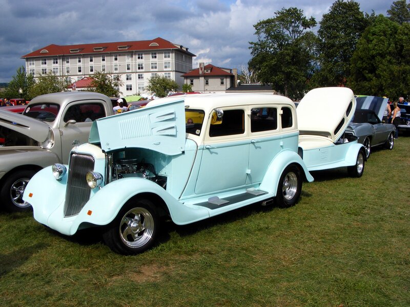 Light-blue Vintage Car — Light Blue