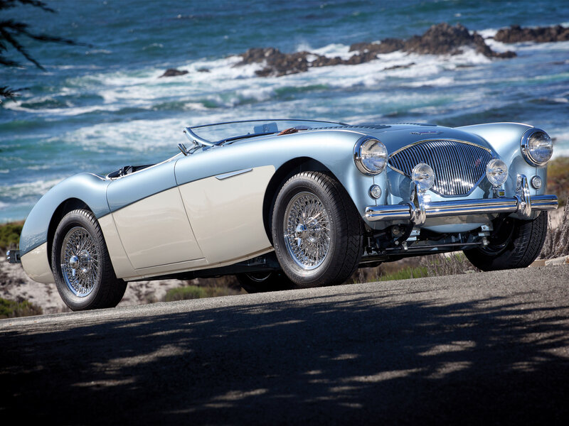Light Blue Vintage Car — Serene, Afternoon