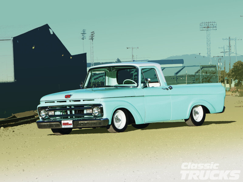 Light Blue Vintage Pickup Truck — Light Blue