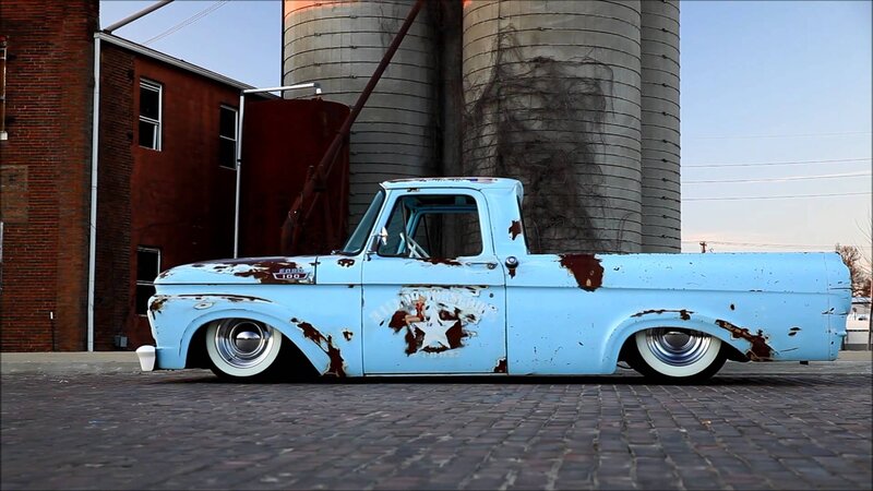 Light-blue Vintage Truck — Blue