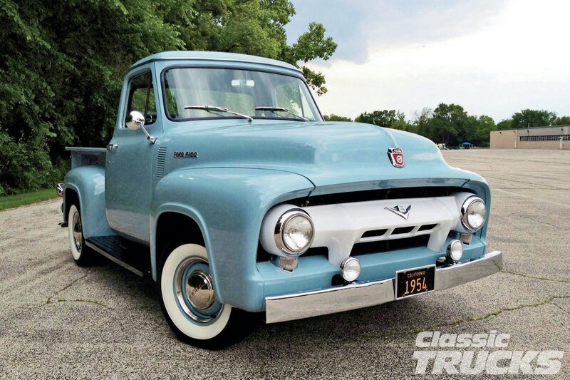 Light Blue Vintage Truck — Calm