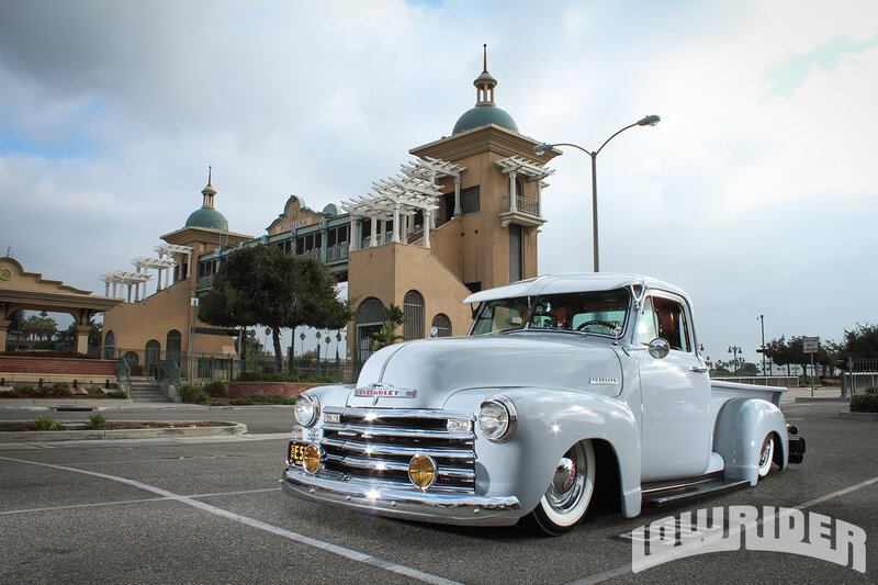 Light Blue Vintage Truck — Gray