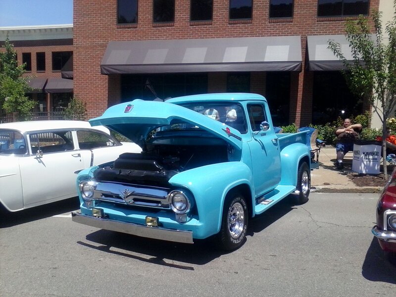 Light Blue Vintage Truck — Outdoor