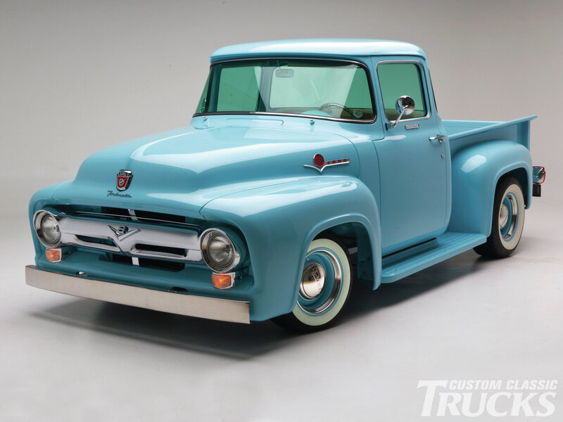 Light Blue Vintage Truck