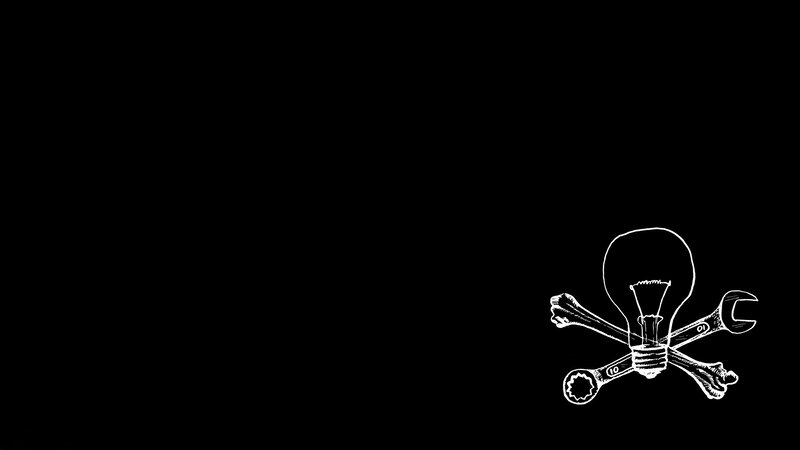 Light Bulb and Wrenches
