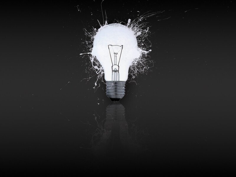 light bulb explosion