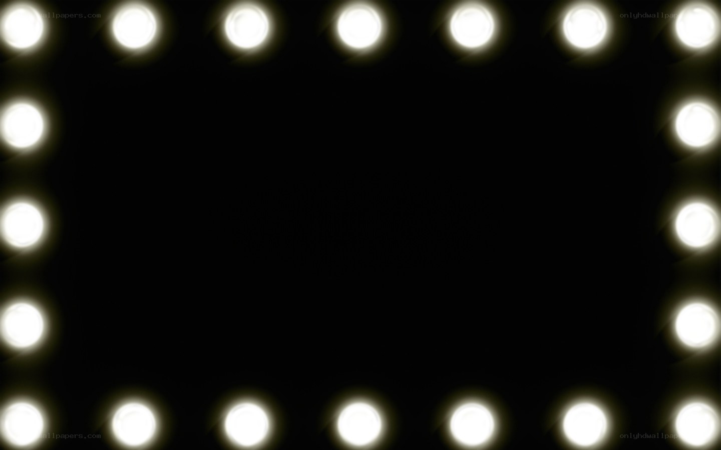 light bulb frame border