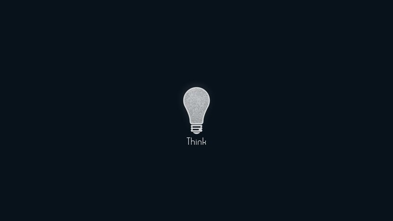 Light Bulb Icon — Black