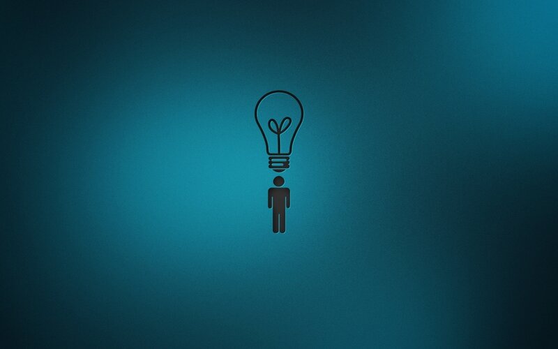 light bulb idea concept