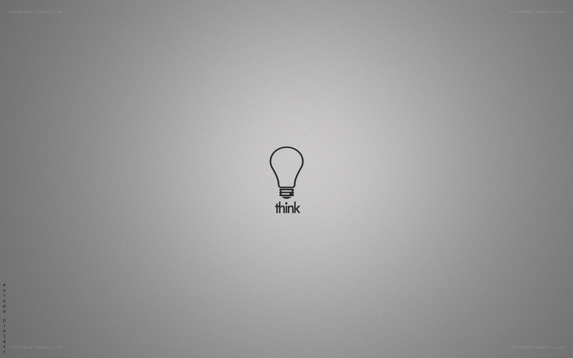 light bulb think logo
