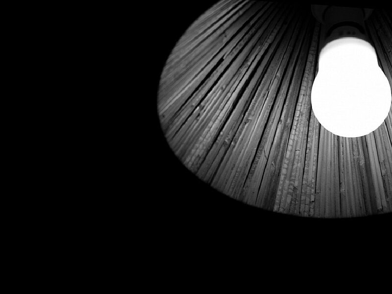 Light Bulb under Shade
