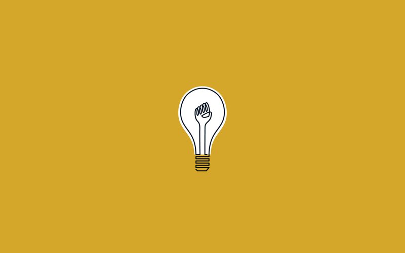 Light Bulb with Fist