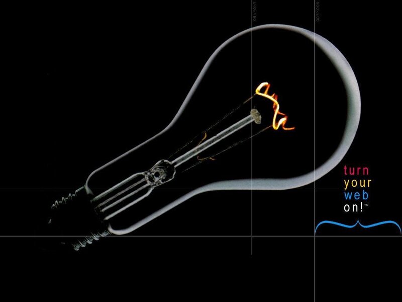 light bulb with glowing filament