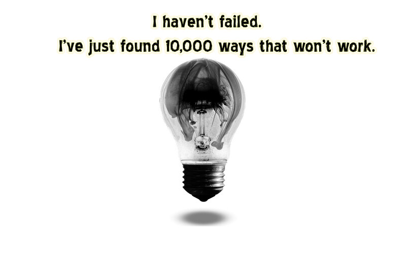 Light Bulb with Ink