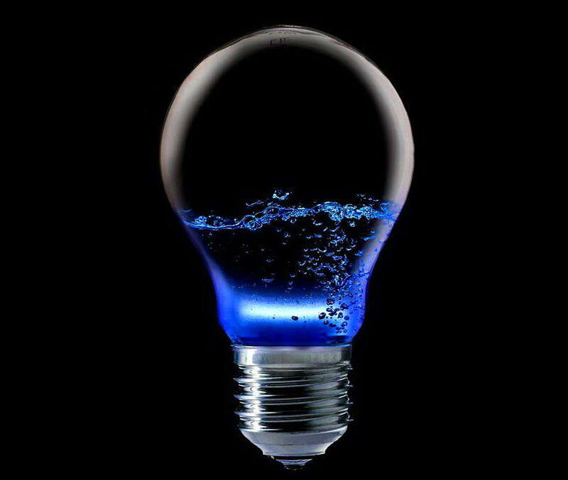 Light Bulb with Water