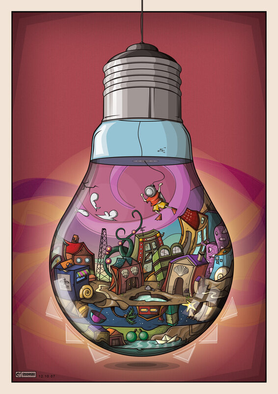 Light bulb world