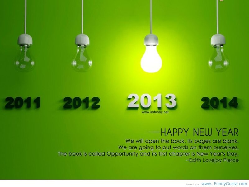 Light Bulbs on Green