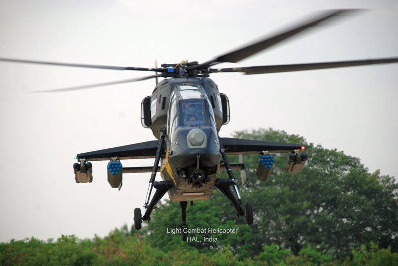 Light Combat Helicopter in flight