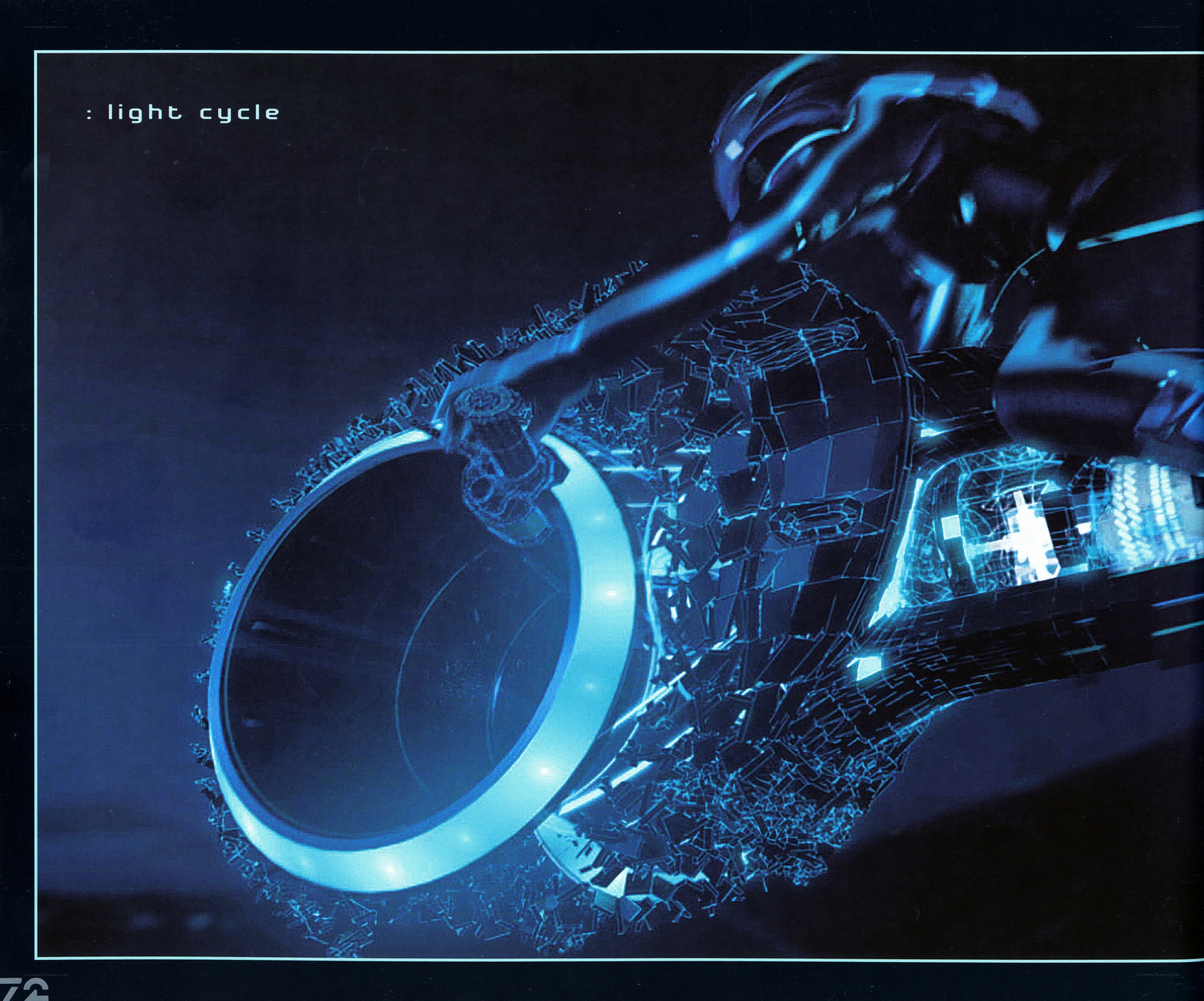 Light cycle from Tron