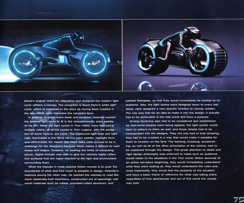 Light Cycle Vehicles