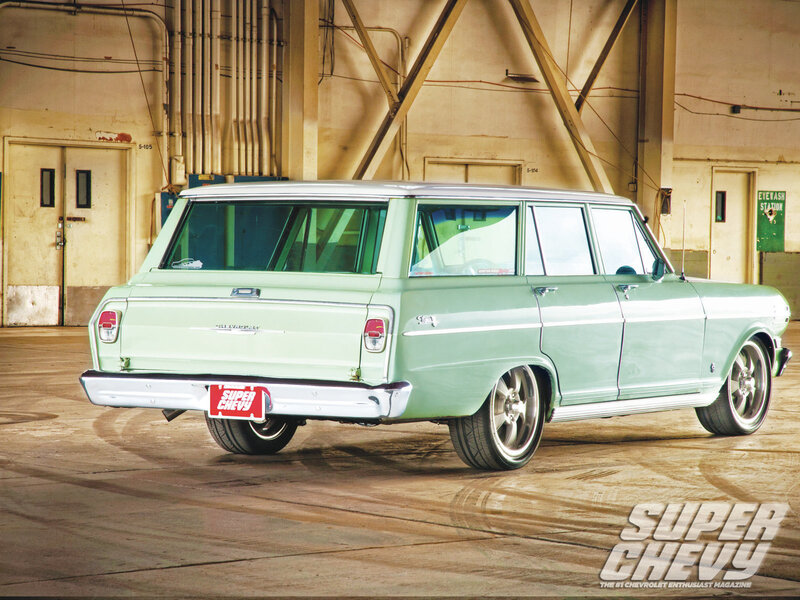 Light Green Station Wagon