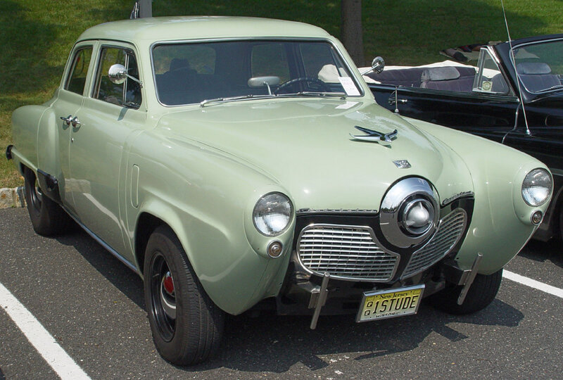 Light Green Vintage Car