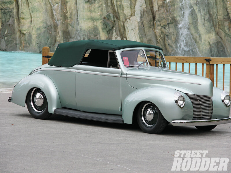 Light Green Vintage Convertible