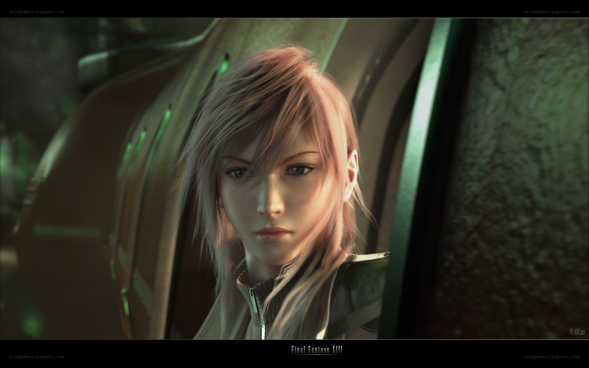 Light-haired character in a vehicle