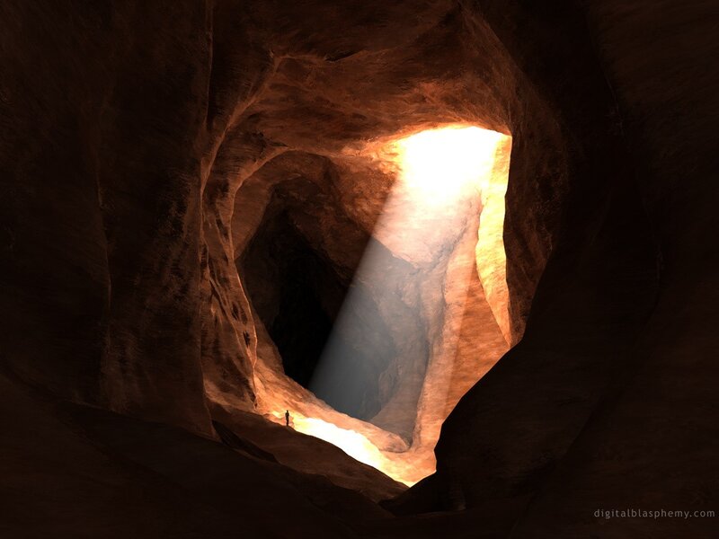 Light in the cave
