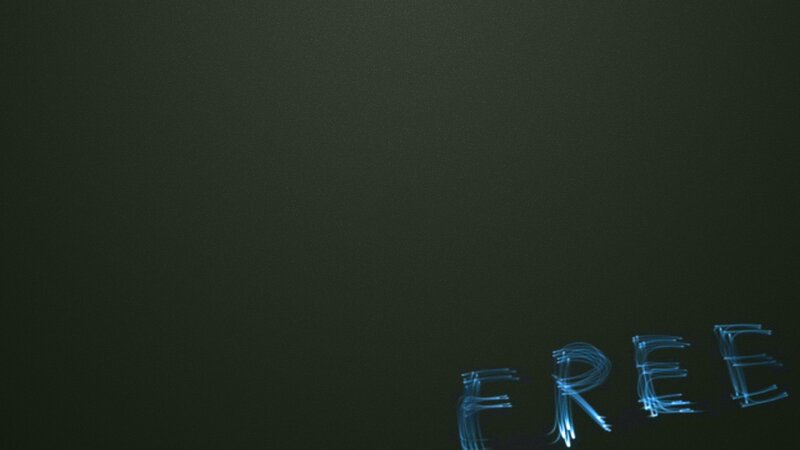 Light-painted word 'FREE'