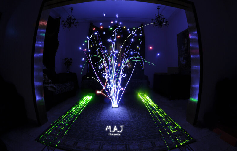 Light Painting in Room