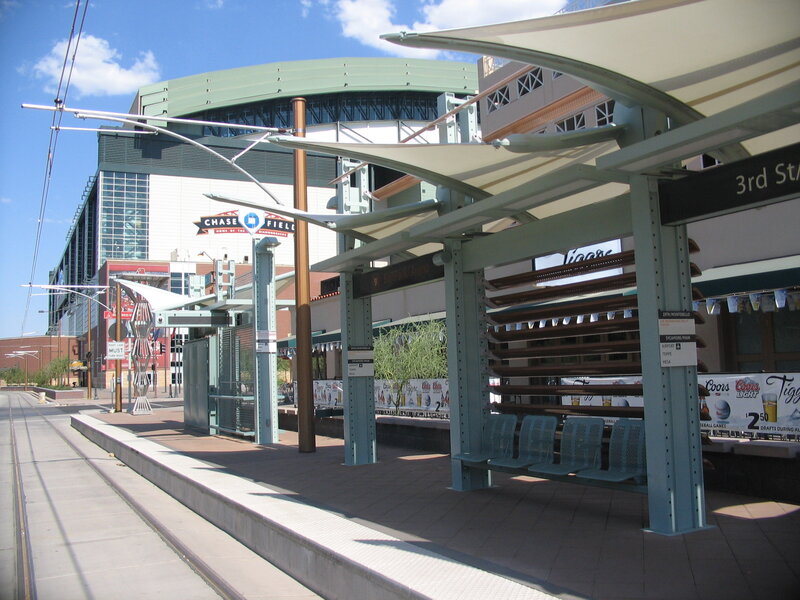 Light Rail Station Platform