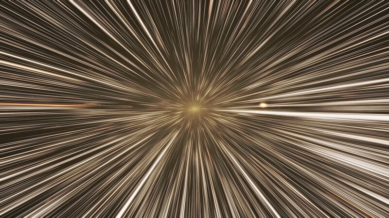Light Rays Converging — White