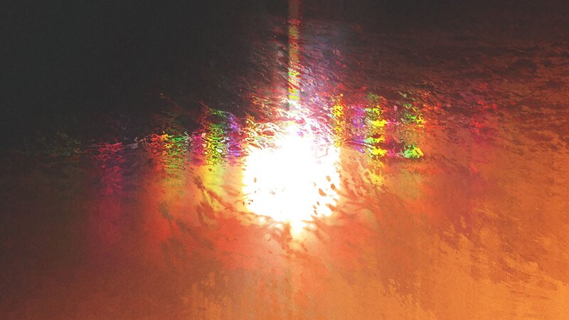 Light Reflecting on Wet Surface