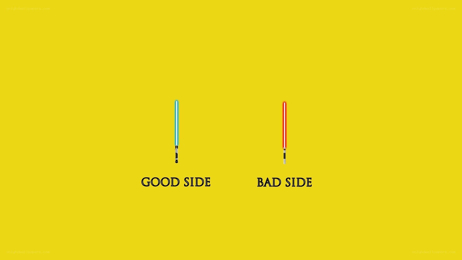 light sabers good and bad