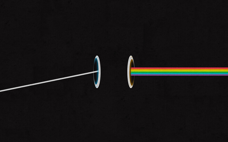 light spectrum dispersion