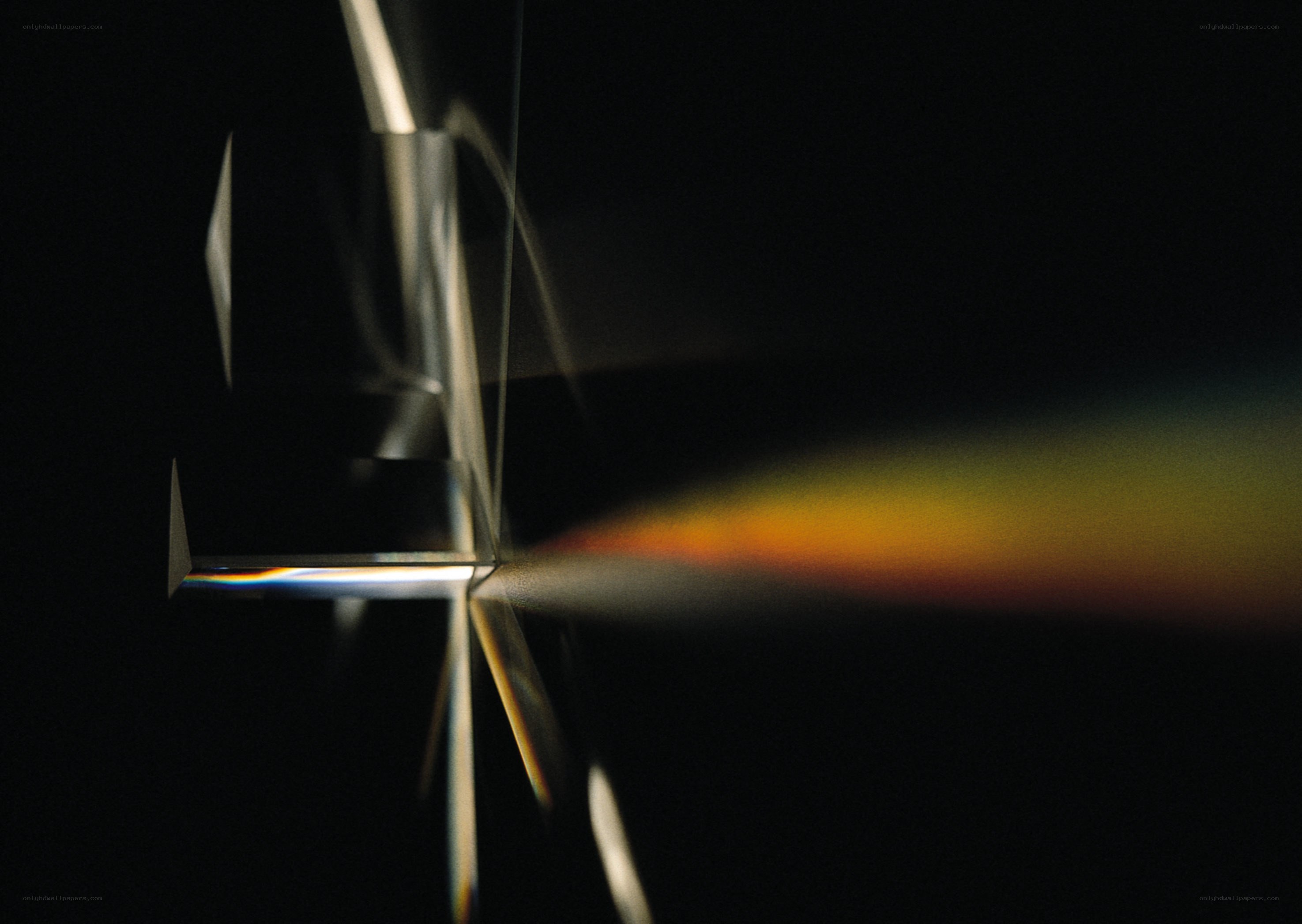 Light spectrum through prism