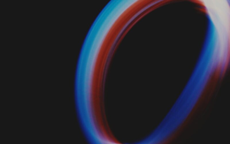 Light Streaks in Motion — Blue, Dynamic