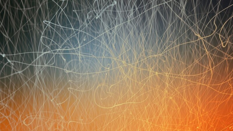 Light Streaks on Dark Background