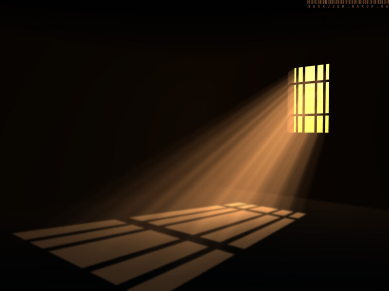 Light Through Barred Window