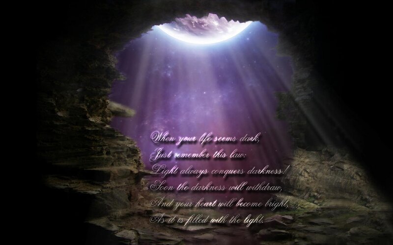 Light Through Cave Opening
